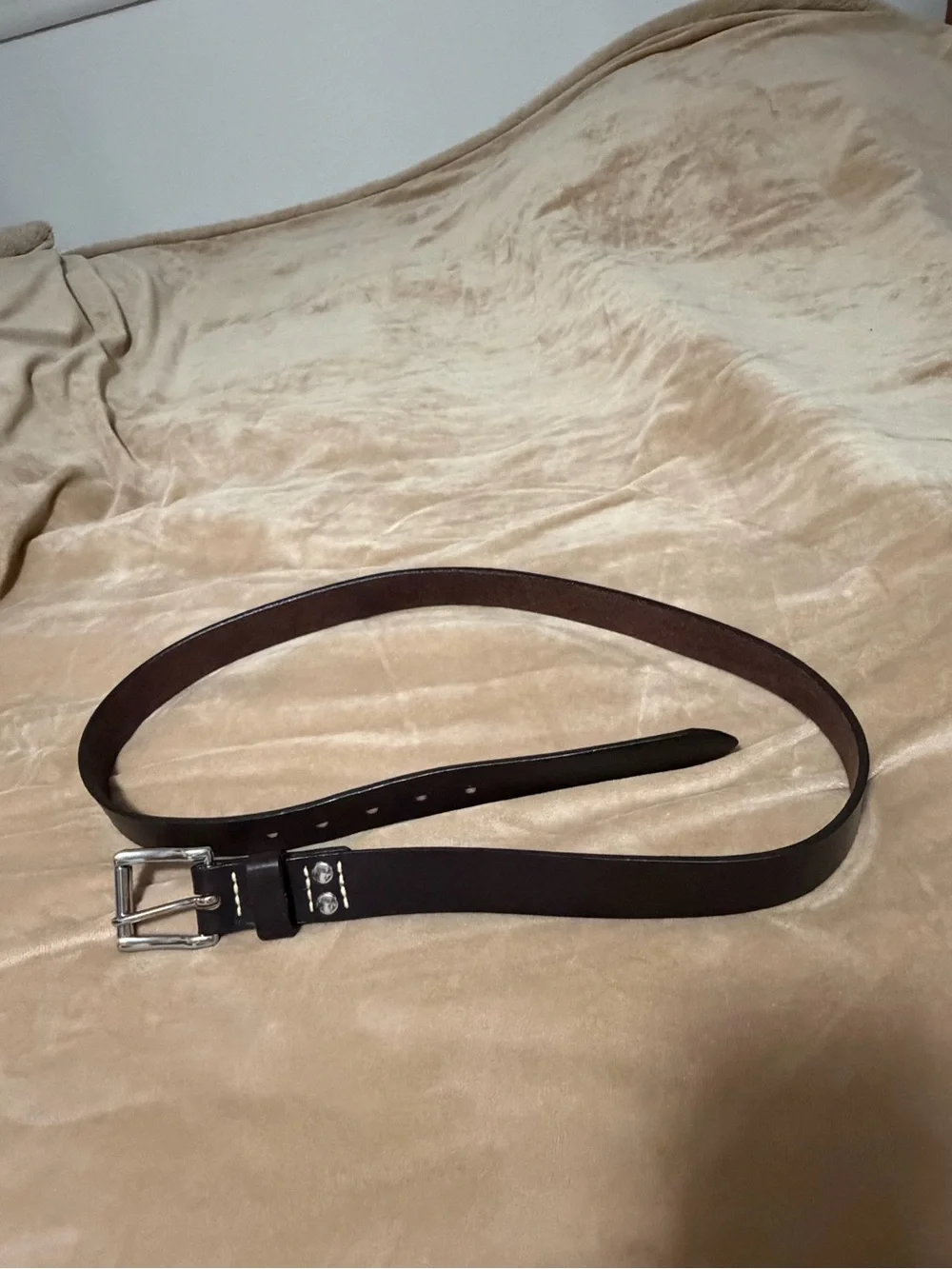 Bill’s Khaki’s Men's Original Bridle Leather Belt - Black Size 40/42 Moto